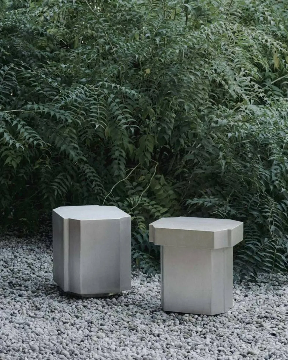Funki Pall 01 40x46 cm, Borstad Aluminium