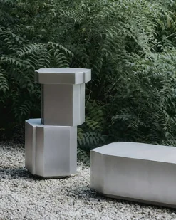 Funki Pall 01 40x46 cm, Borstad Aluminium