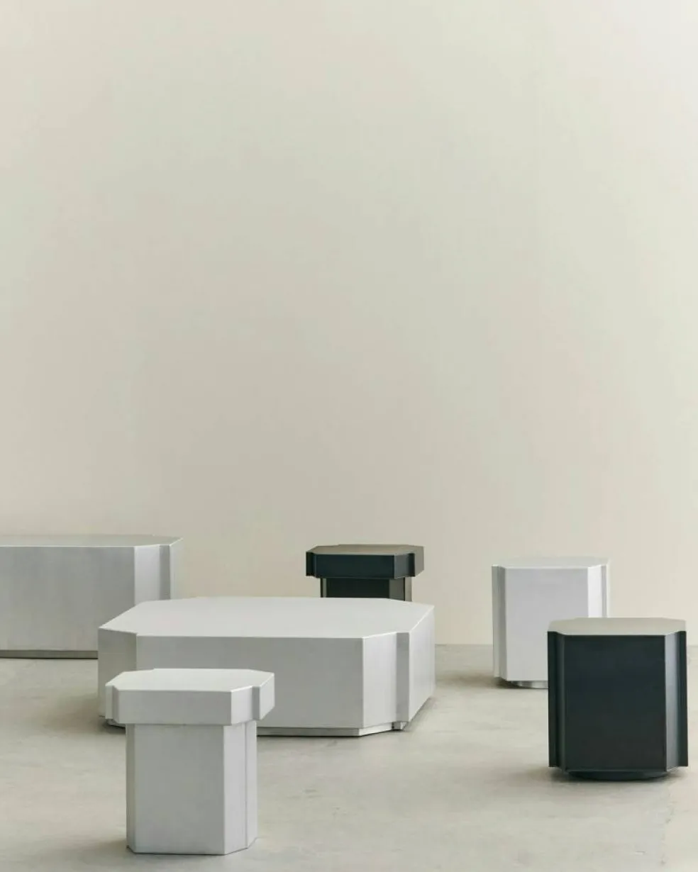 Funki Pall 01 40x46 cm, Borstad Aluminium