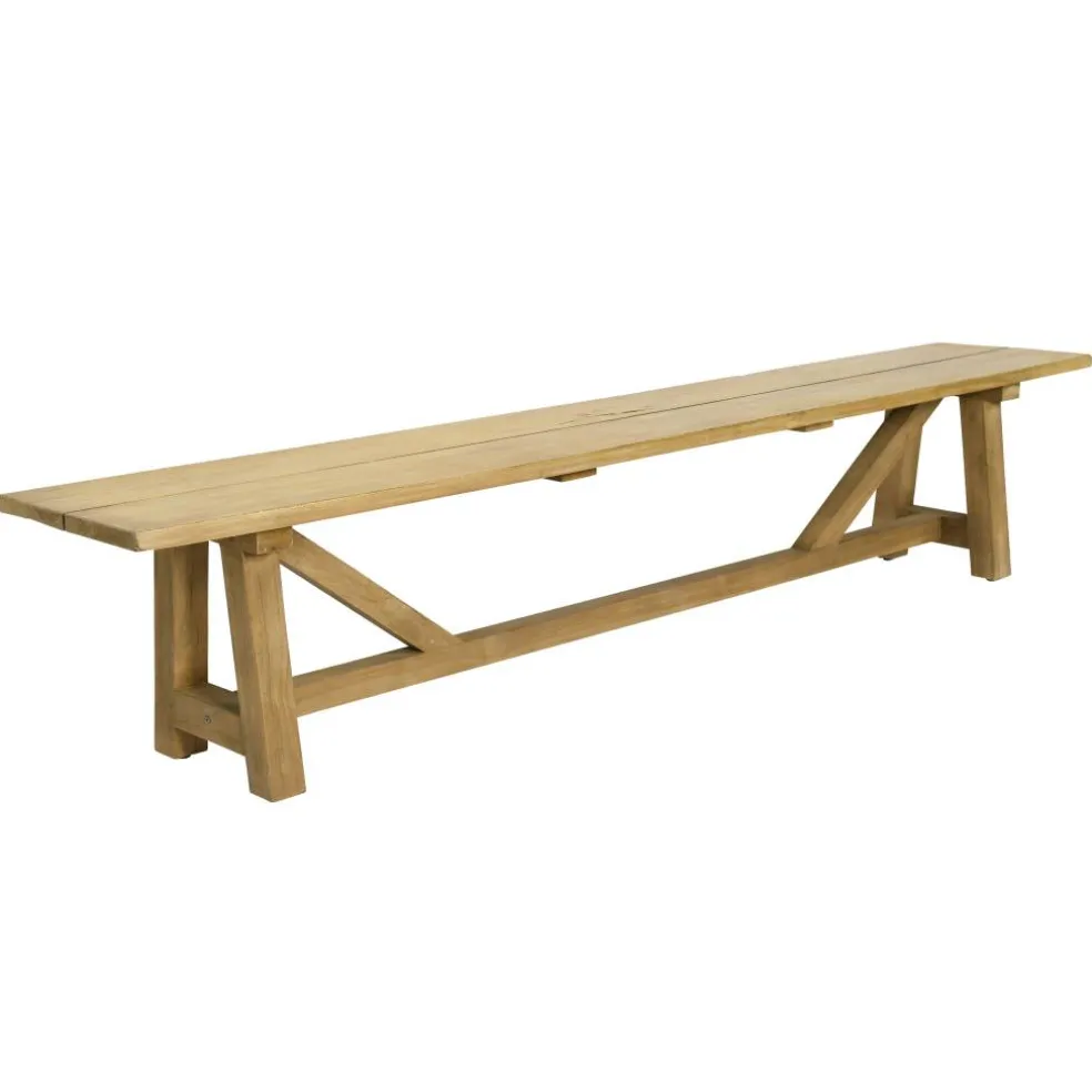 George Bänk 220 cm, Teak