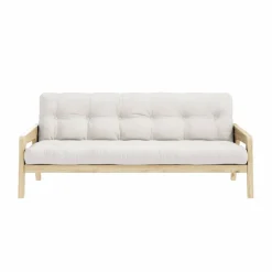 Grab Bäddsoffa Med Madrass, Klarlackad / Natural