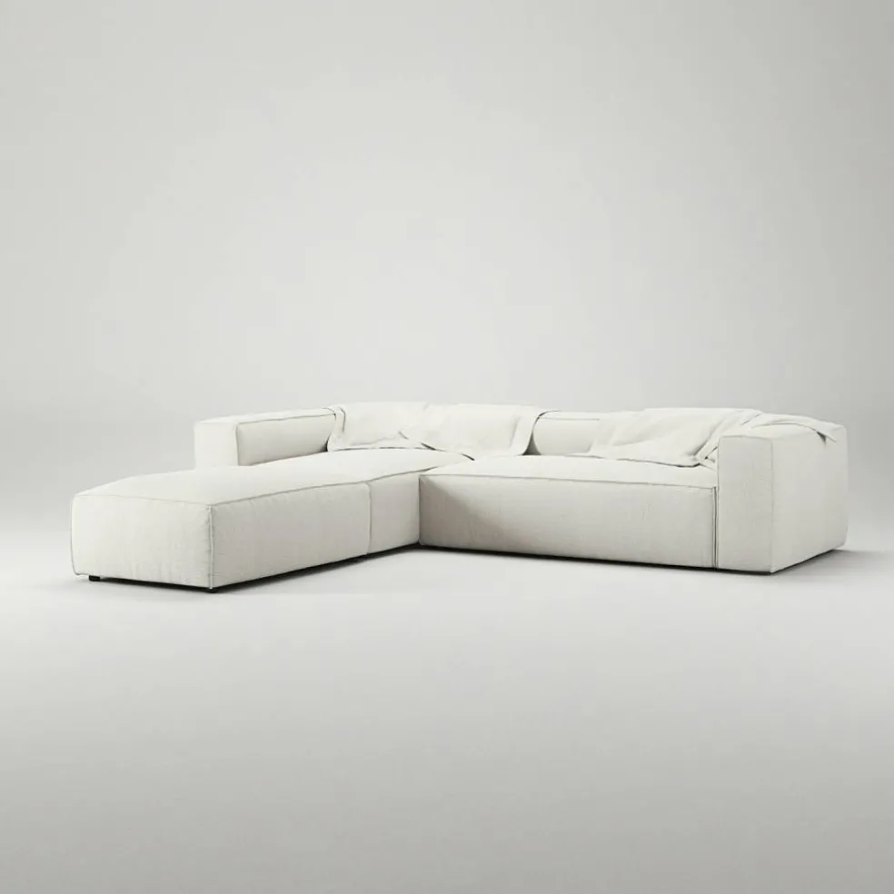Grand Fotpall Bouclétyg, Steam White
