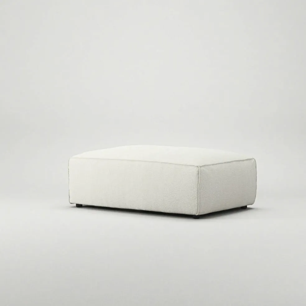 Grand Fotpall Bouclétyg, Steam White