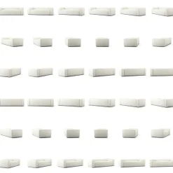 Grand 2-Sitssoffa Bouclétyg, Steam White
