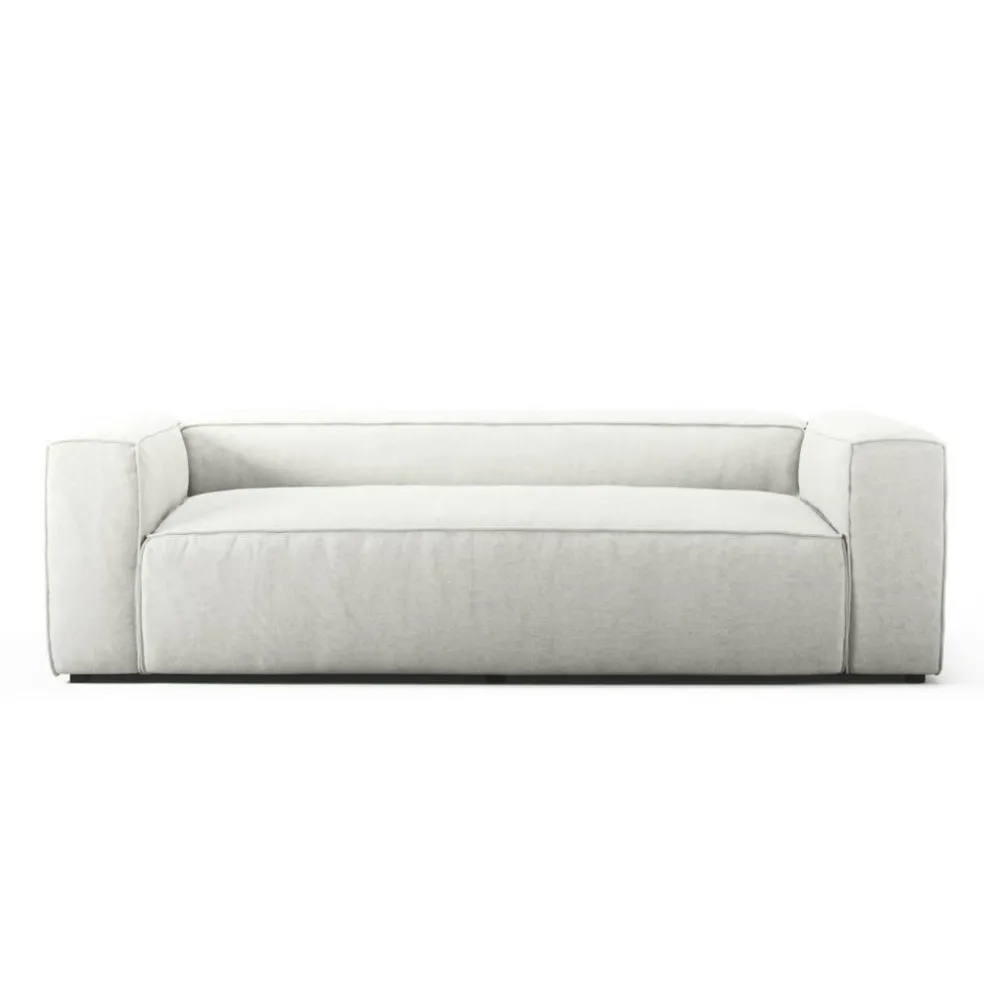 Grand 2-Sitssoffa Minetyg, Moon White