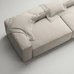 Grand 4-Sitssoffa Minetyg, Sandshell Beige