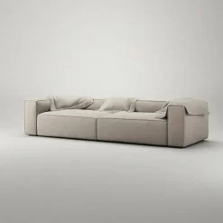 Grand 4-Sitssoffa Minetyg, Sandshell Beige