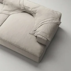 Grand 2,5-Sitssoffa öppet avslut Vänster Minetyg, Sandshell Beige