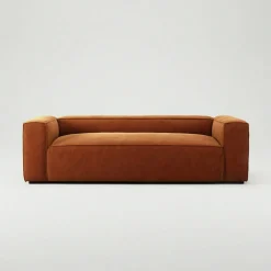 Grand 2-Sitssoffa Sammet, Copper Glow