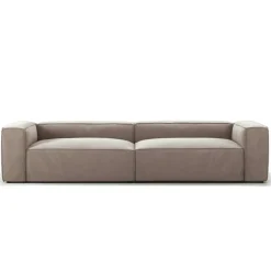 Grand 4-Sitssoffa Sammet, Dusk Beige