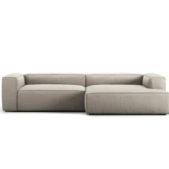 Grand 3-Sitssoffa schäslong Höger Minetyg, Sandshell Beige