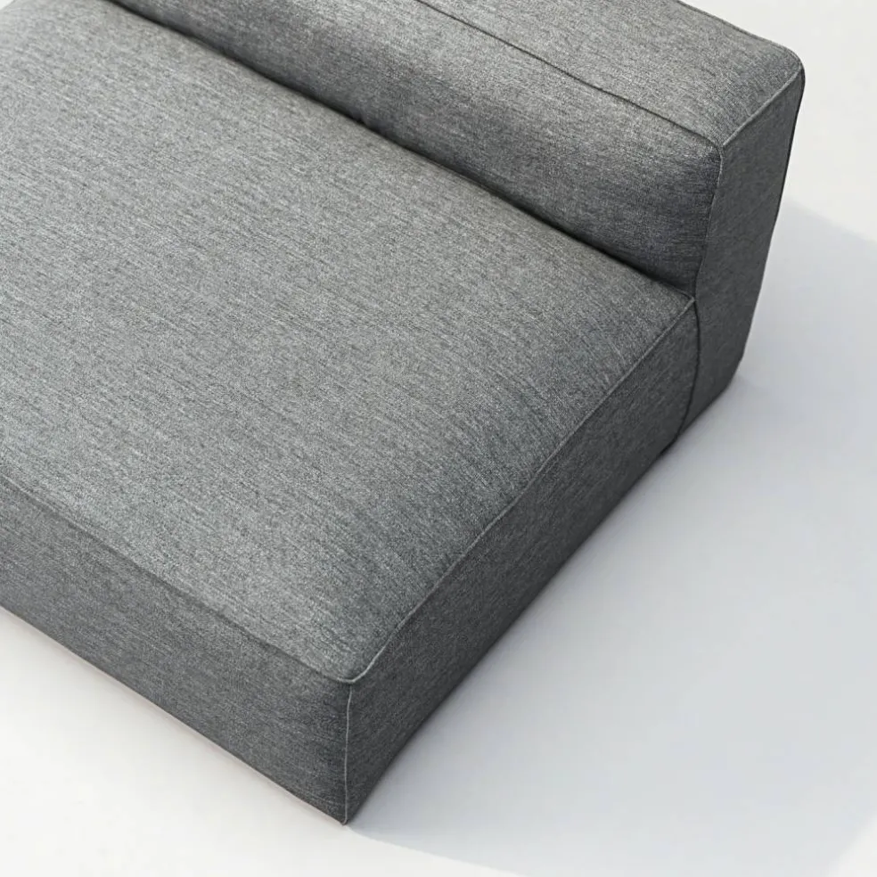 Grand Utomhus Modulsoffa, Charcoal Chiné