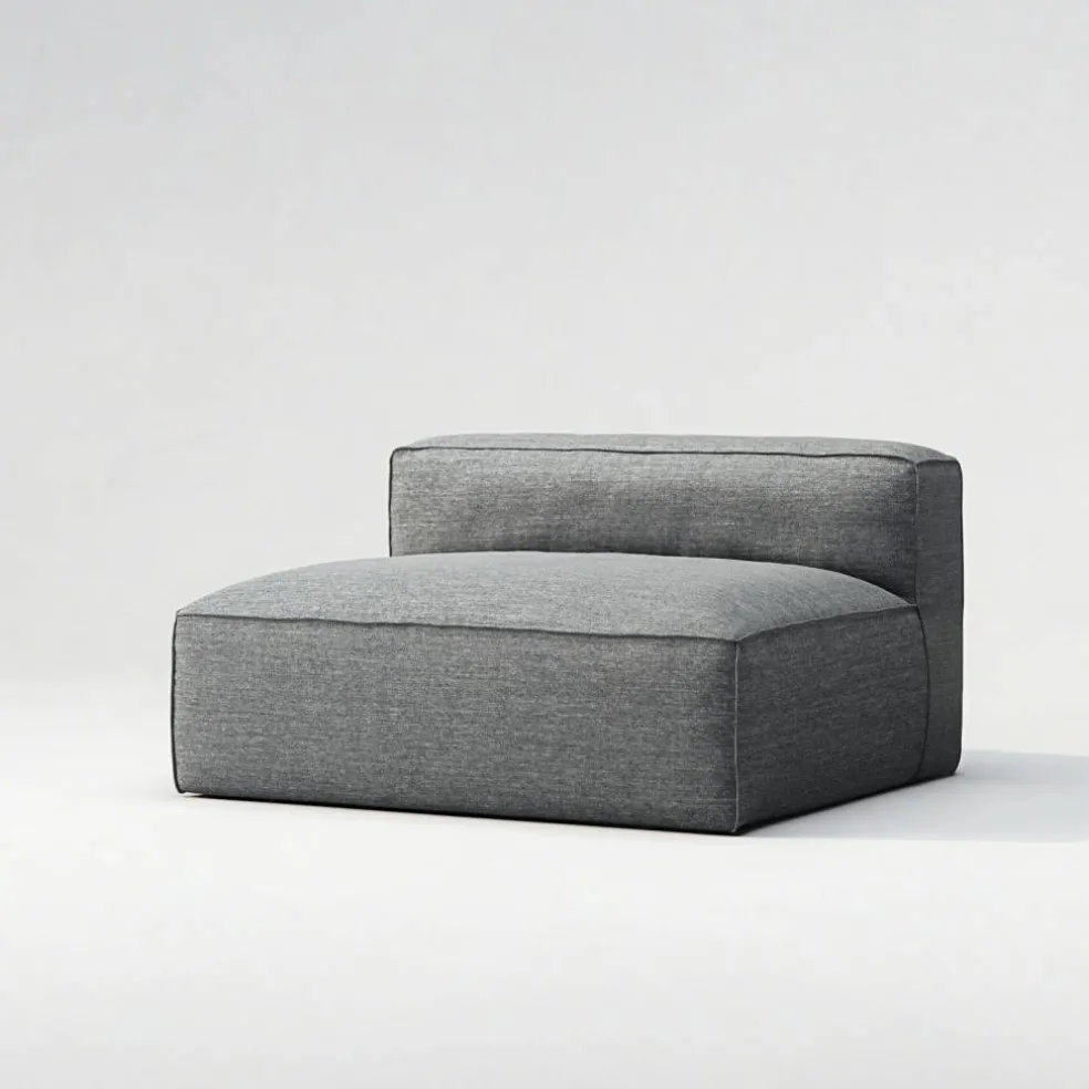 Grand Utomhus Modulsoffa, Charcoal Chiné