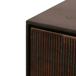 Grooves Sidobord Stained Teak 4 Dörrar