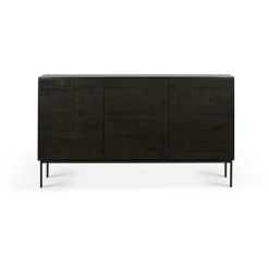 Grooves Sidobord Stained Teak 4 Dörrar