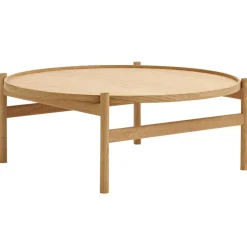 HB Soffbord Ø100 cm, Oljad Ek