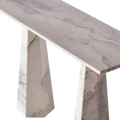 Hexagon Konsolbord, Albanian Grey Marmor