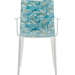 H.H.H. Stol Graphic Impression, Vit / Lapis