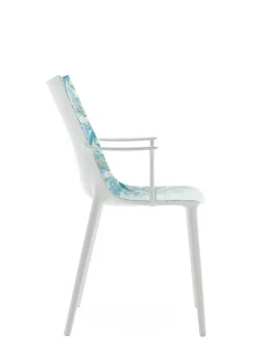 H.H.H. Stol Graphic Impression, Vit / Lapis
