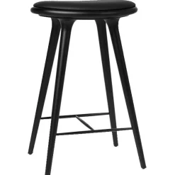 High Stool Pall 69 cm, Svartbetsad Bok