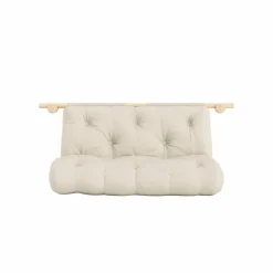 Hooked Madrass Med Beslag 135x200 cm, Raw / Beige