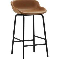 Hyg Barstol 65 cm, Brandy Läder / Svart