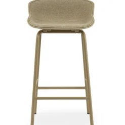 Hyg Barstol 65 cm, Klädd Framsida, Sand