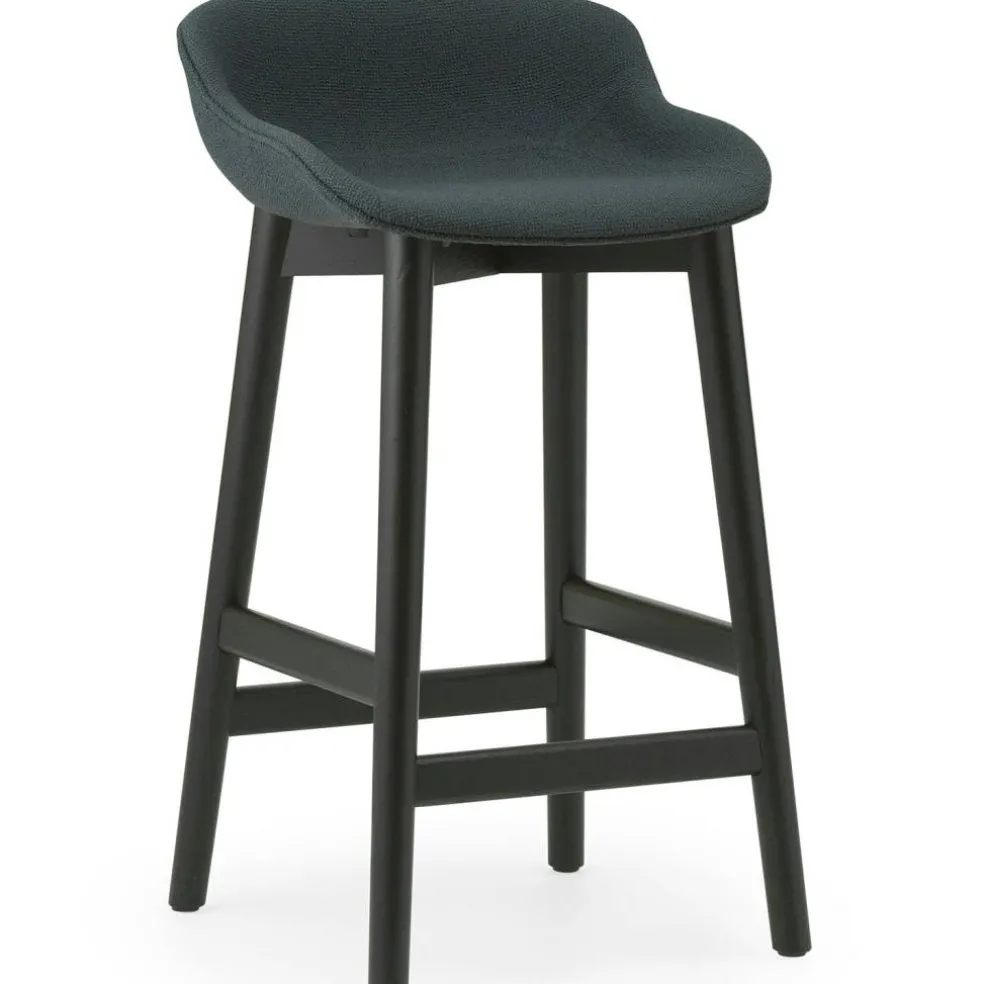 Hyg Barstol 75 cm, Mörkgrå / Svart Ek