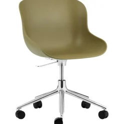 Hyg Snurrstol 5W, Aluminium/Olive