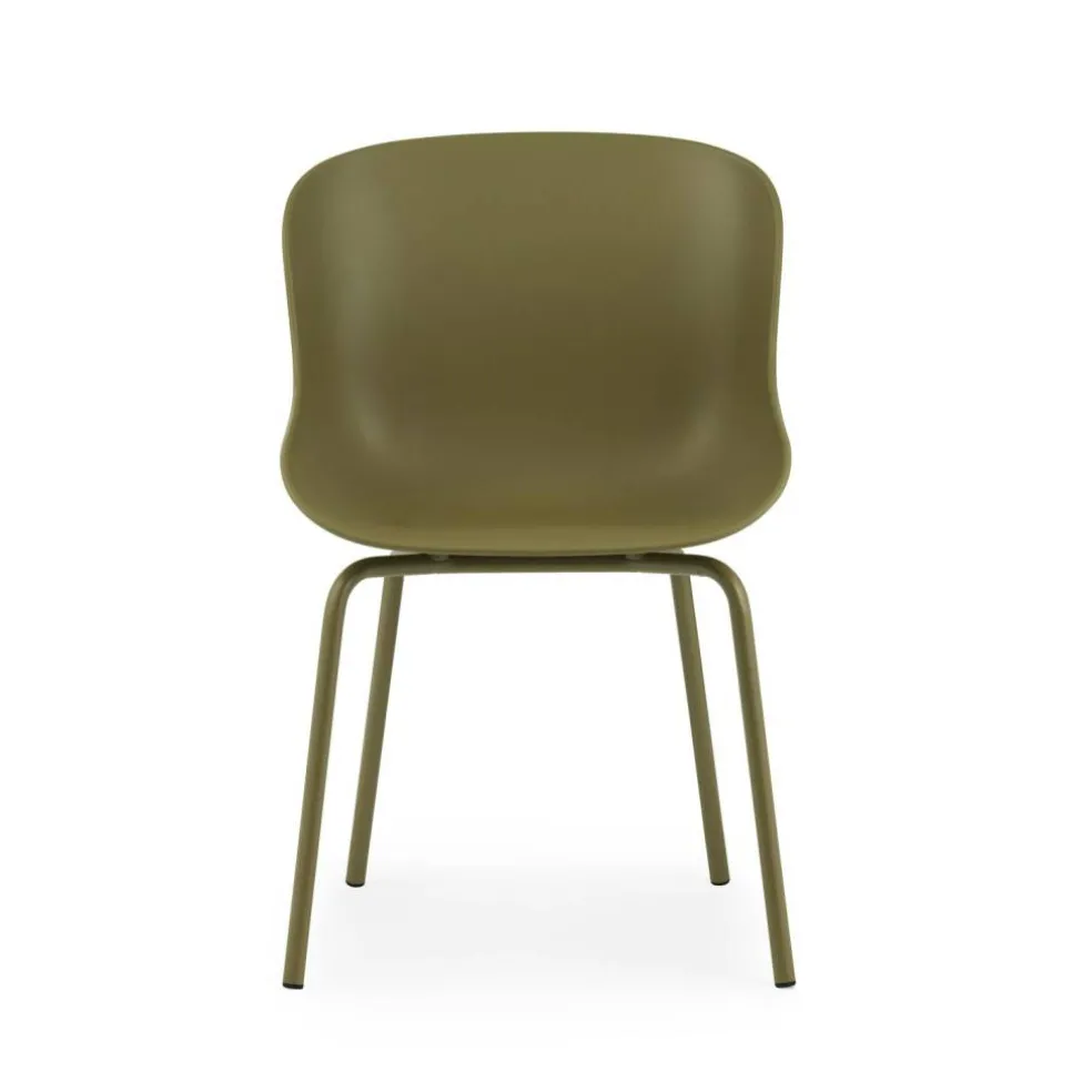 Hyg Stol Stål, Olive