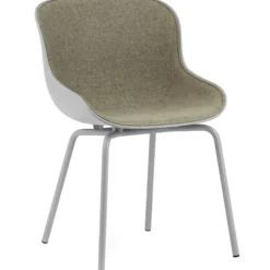 Hyg Stol, Klädd Framsida, Grå / Grå
