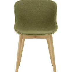 Hyg Stol, Klädd Framsida, Oliv / Ek