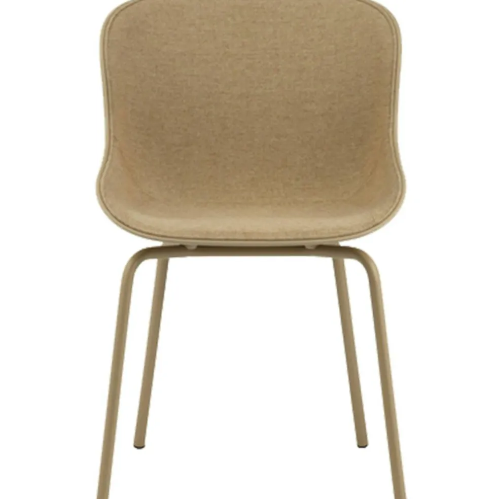 Hyg Stol, Klädd Framsida, Sand / Sand