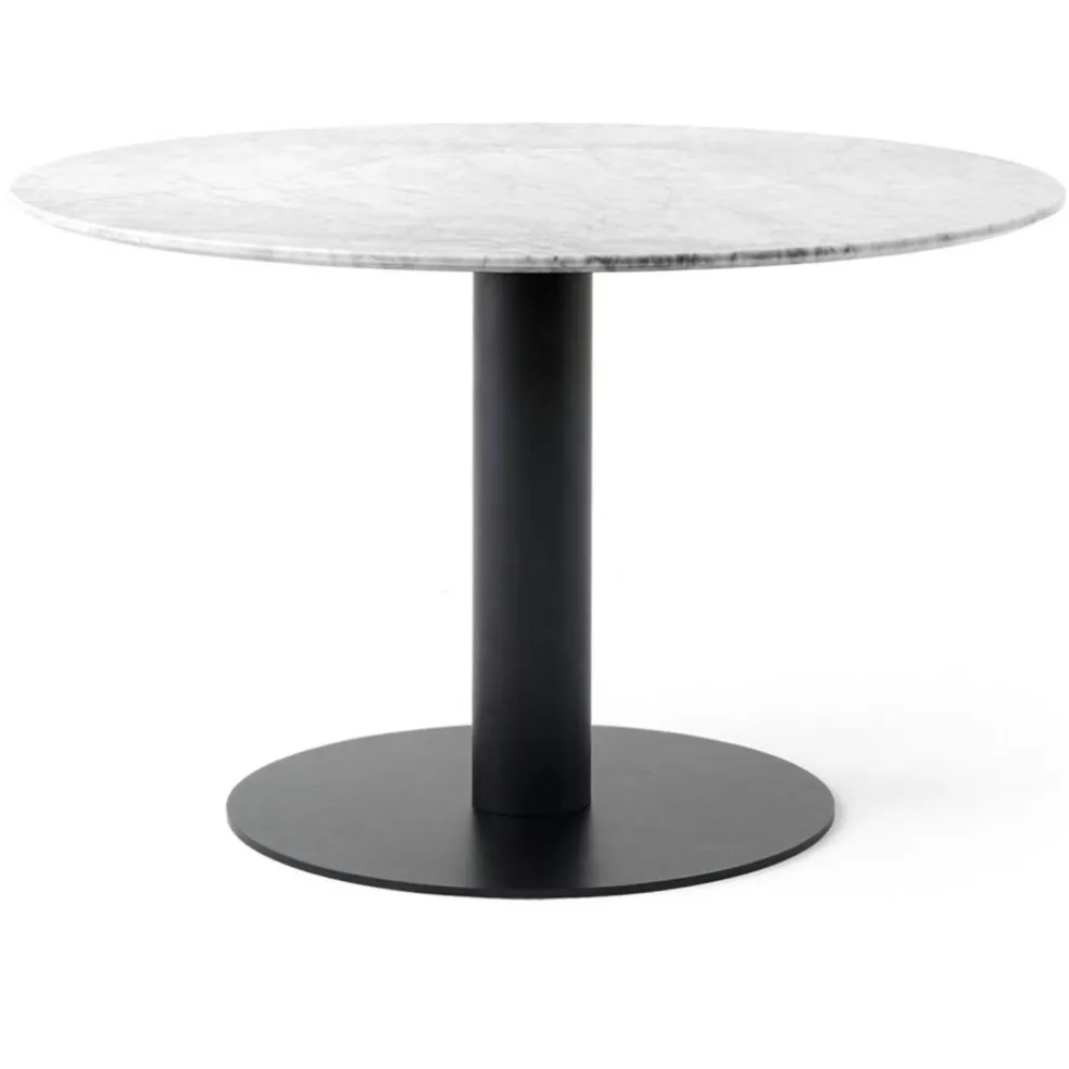 In Between SK12 Bord 120cm, Vit Marmor / Svart