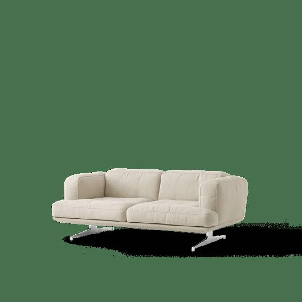 Inland AV22 2-Sits Soffa Clay 0011/Polerad Aluminium