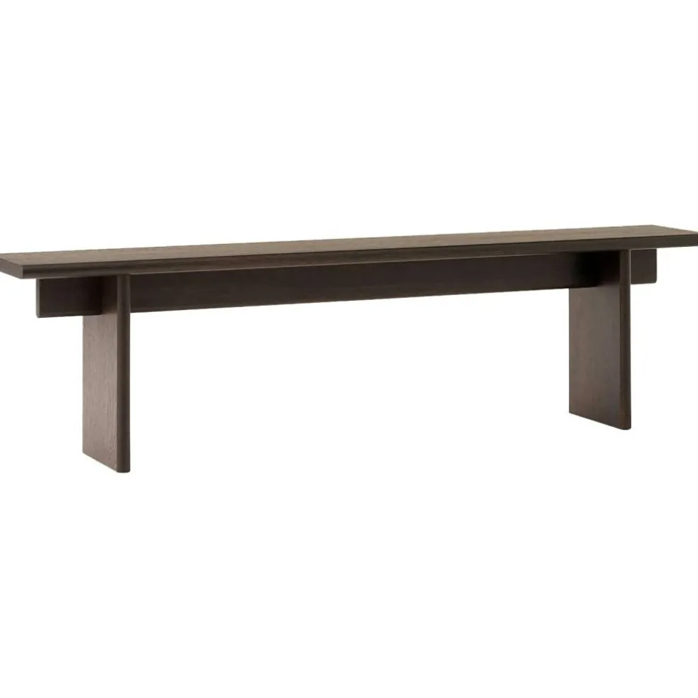 Ita OS6 Bänk 230 cm, Mörkbetsad Ek
