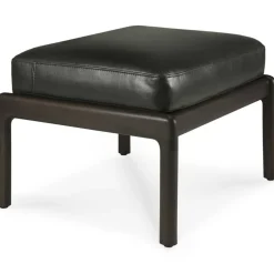 Jack Fotpall, Mahogny / Svart Läder