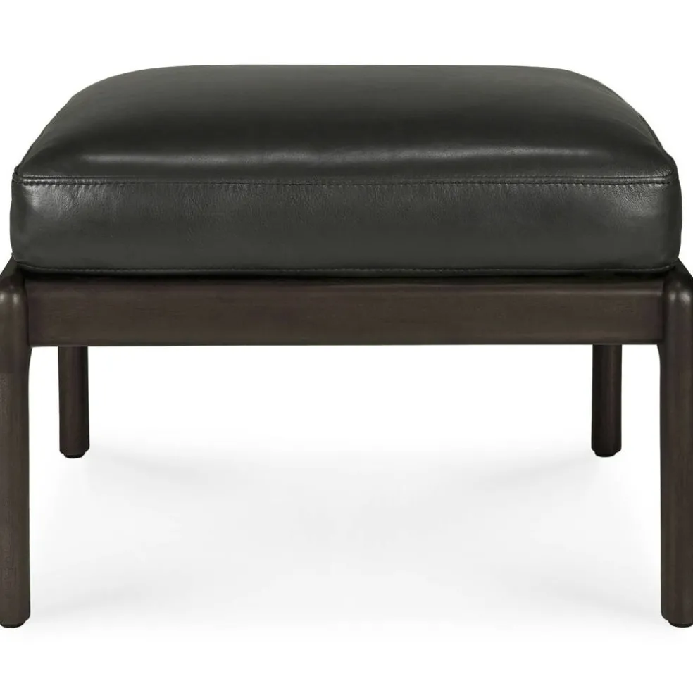 Jack Fotpall, Mahogny / Svart Läder