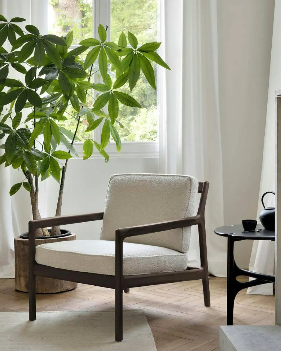 Jack Loungefåtölj, Mahogny / Ivory