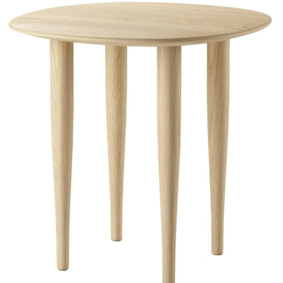 Jari Soffbord Ø60 cm, Oljad Ek
