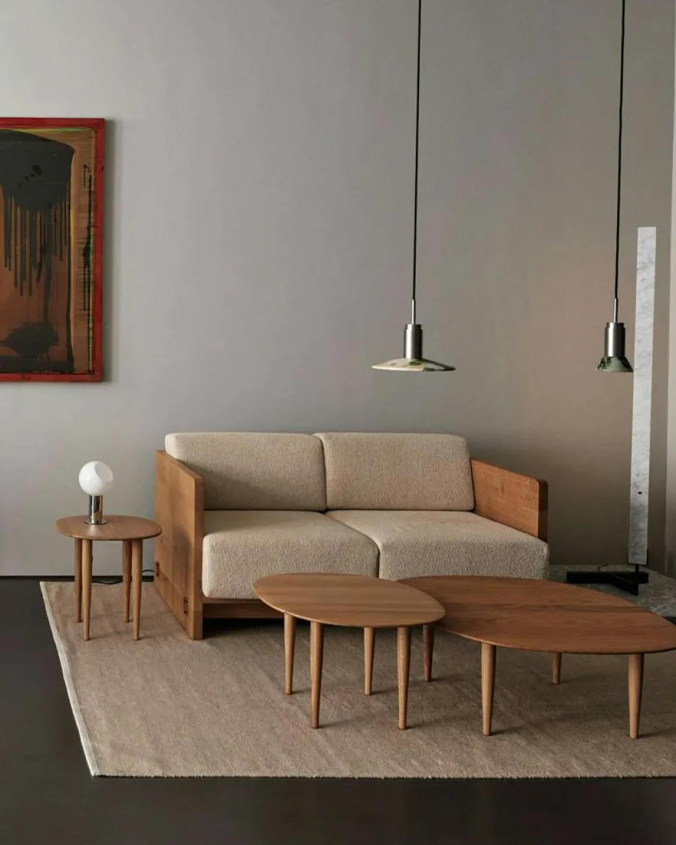 Jari Soffbord Ø60 cm, Oljad Ek