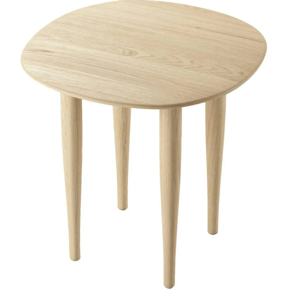 Jari Soffbord Ø60 cm, Oljad Ek