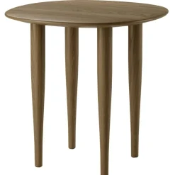 Jari Soffbord Ø85 cm, Rökt Ek