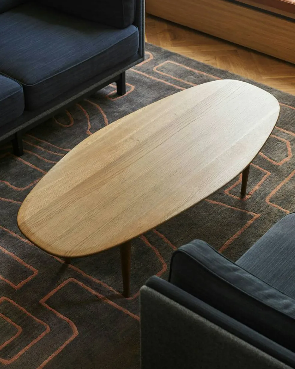 Jari Soffbord Oval 130 cm, Rökt Ek
