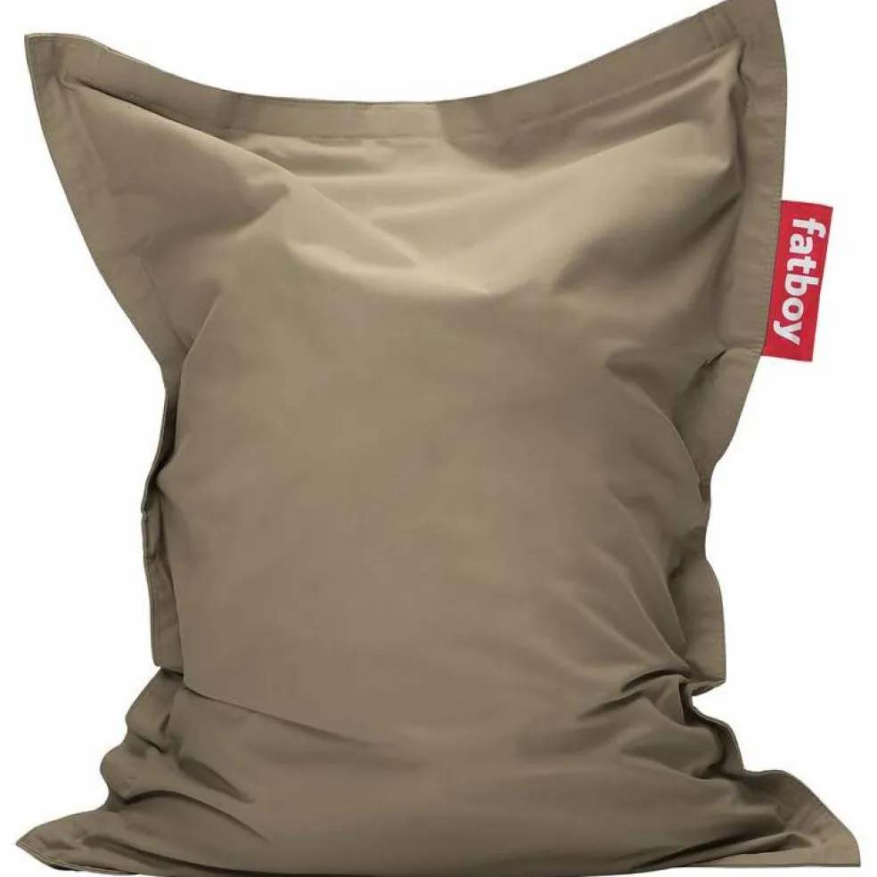 Junior Canvas Recycled Sittsäck, Grey Taupe