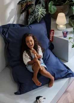Junior Canvas Recycled Sittsäck, Charcoal Grey