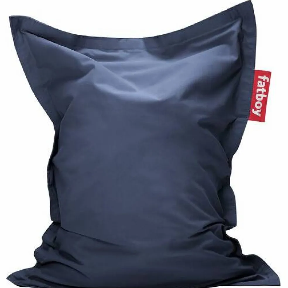 Junior Canvas Recycled Sittsäck, Crown Blue