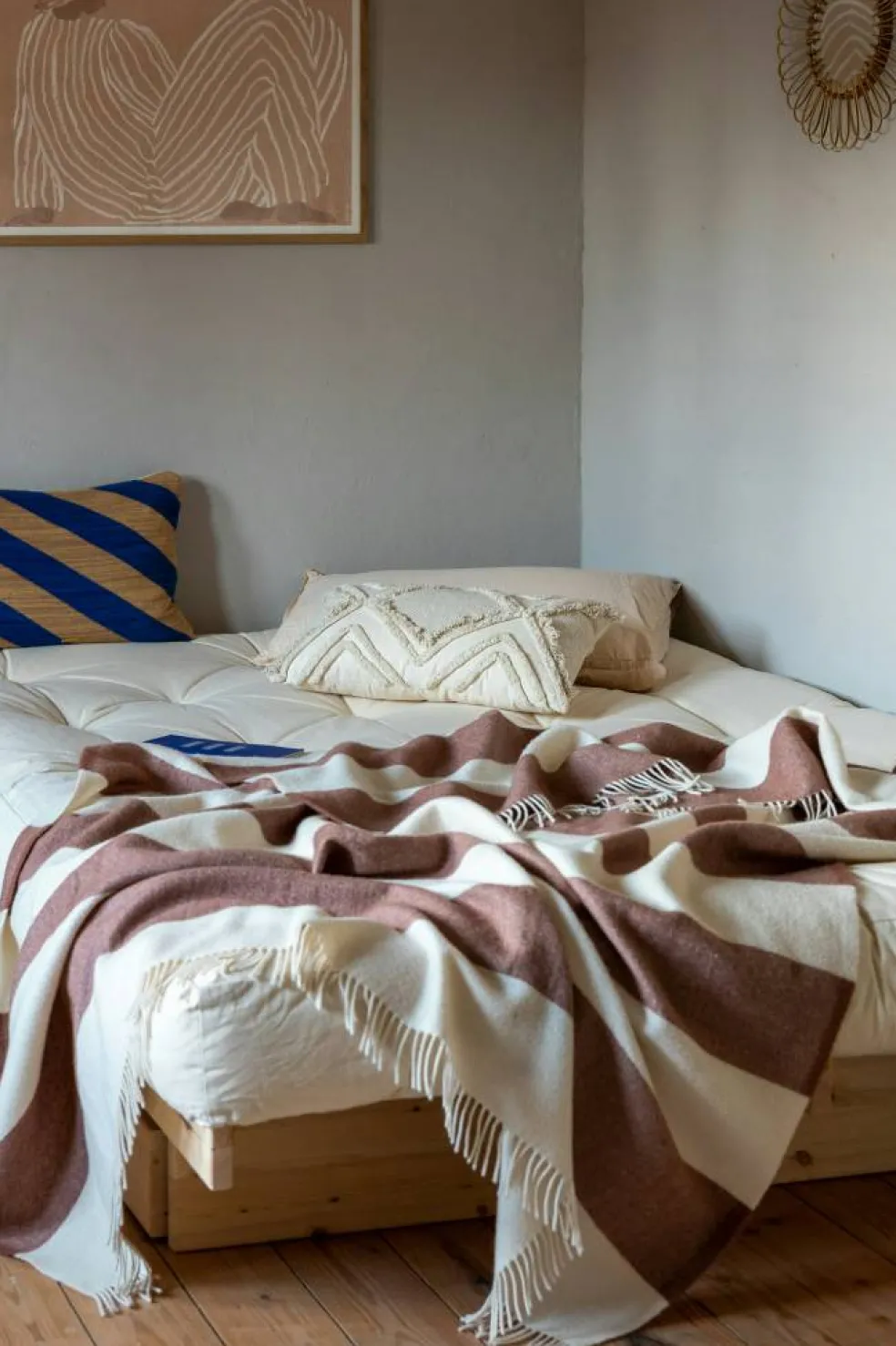 Kanso Sängram Med Lådor Raw, 160x200 cm