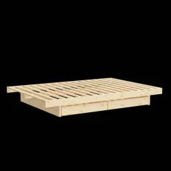 Kanso Sängstomme Med 2 Lådor 120x200 Raw