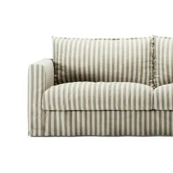 Klädsel Till Le Grand Air Nou 3-sitssoffa Linne, Gentle Ribbon